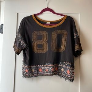 Free People Graphic Top